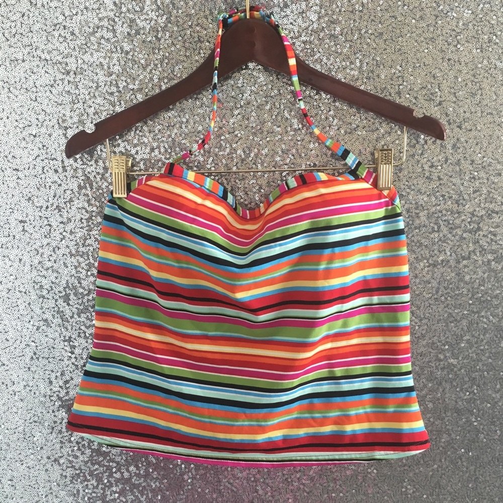 Body I.D. Striped Tankini-Size 14